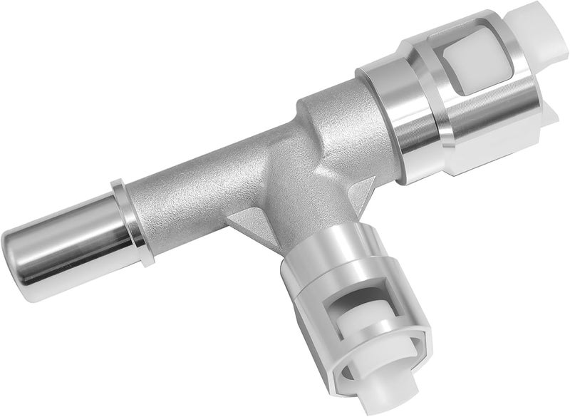 QSRUN 800-413HP HVAC Metal Heater Inlet Hose Tee Connector, 3-Way Cooling Water Pipe Joint for Select Cadillac/Chevrolet/GMC Models, OE15055343 - Image 1